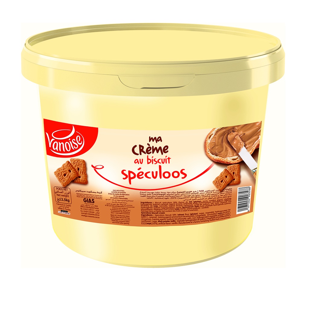 CREME A TARTINER SPECULOS VANOISE 2 5KG