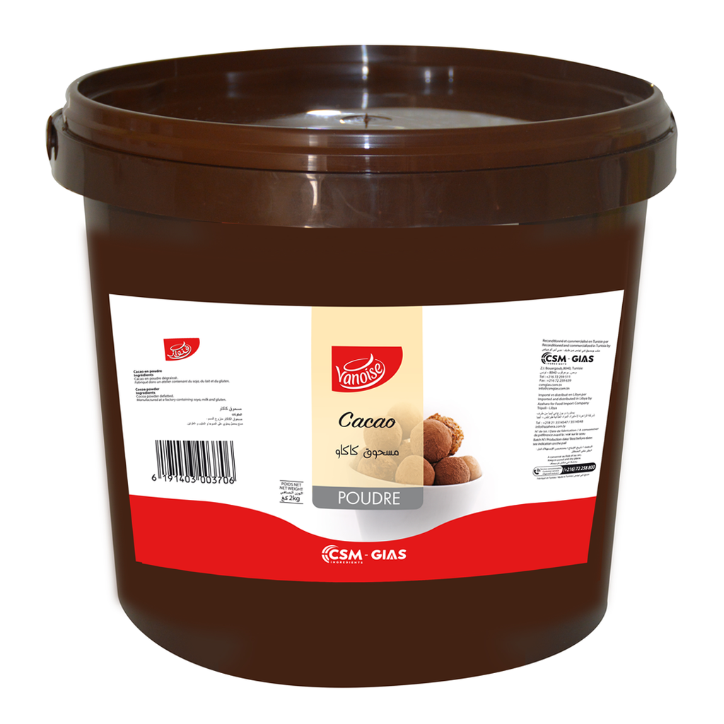CACAO EN POUDRE SEAU 2KG