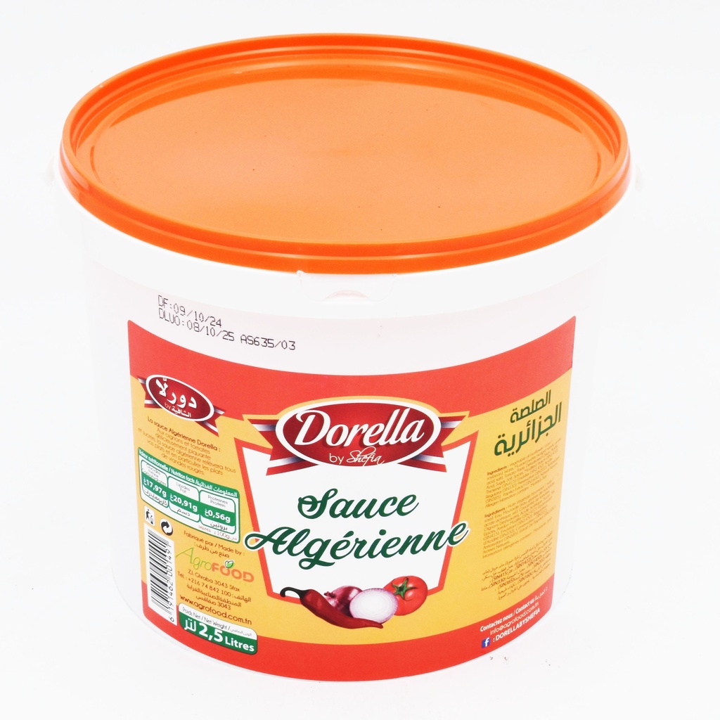 SAUCE ALGERIENNE 2.5KG