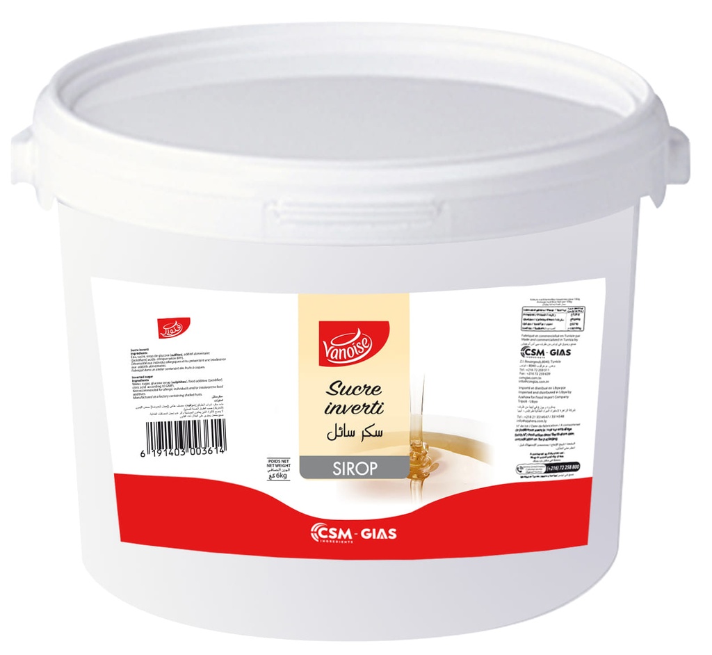 Sucre inverti 6 kg