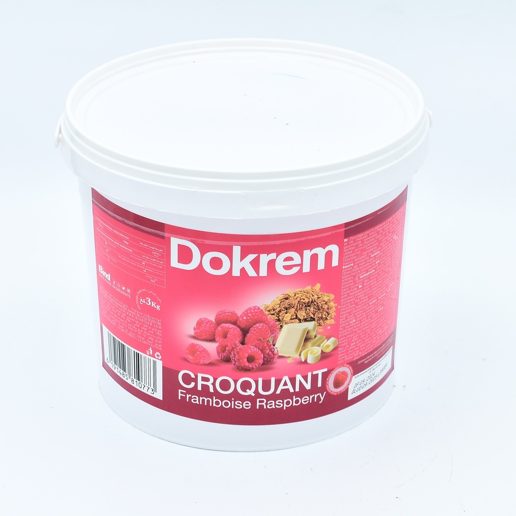 CROQUANT FRAMBOISE 3KG