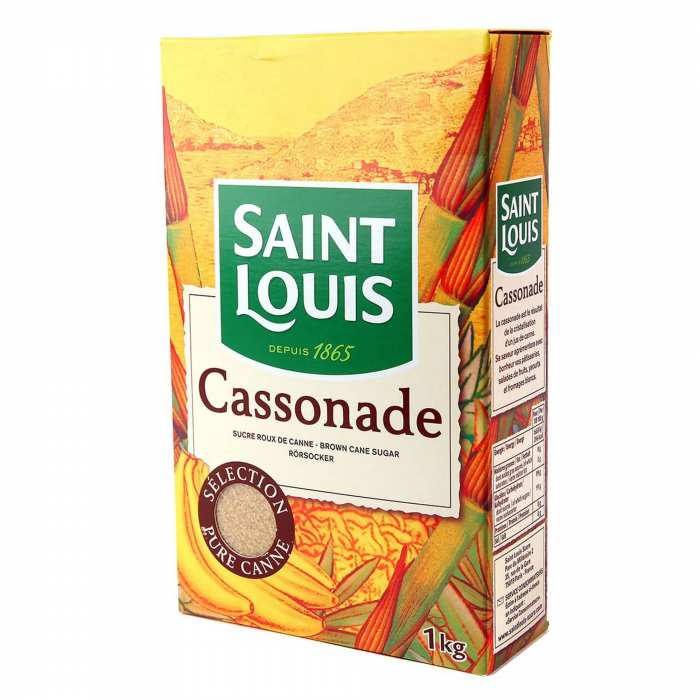 SUCRE CASSONADE SAINT LOUIS 1KG