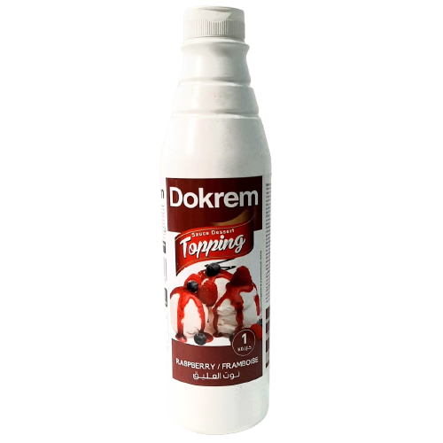 SAUCE TOPPING FRAMBOISE DOKREM 1L (copie)