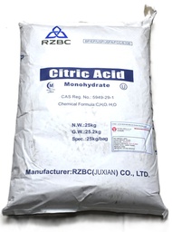 [10141-25KG] ACIDE CITRIQUE RZBC 25KG