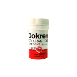 [30124-30GR] COLORANT GEL ROUGE 30GR DOKREM