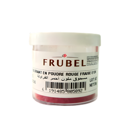 [30337-20GR] COLORANT POUDRE ROUGE FRAISE 20GR FRUBEL