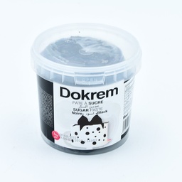 [NOIR-1KG] PÂTE A SUCRE NOIR 1KG DOKREM