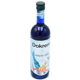 [10230-750ML] SIROP CURAÇAO BLEU  DOKREM 750ML