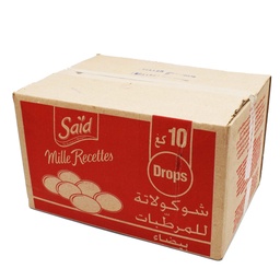 [5271245] CHOCOLAT COUVERTURE BLANCHE DROPS SAID 10KG