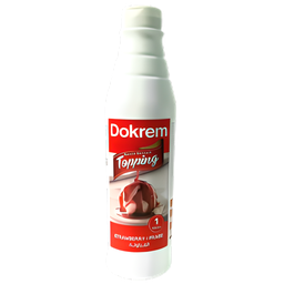 [10000-750GR] SAUCE TOPPING FRAISE DOKREM 1L (copie)